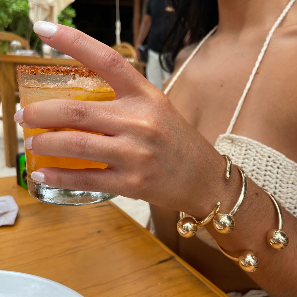 Summer Waves X Gold Bangle Set - image 2